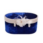 Cufar Trusou Botez Catifea Albastru