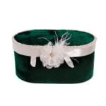 Cufar Trusou Botez Catifea Verde