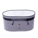 Cufar Trusou Botez Alb Gri