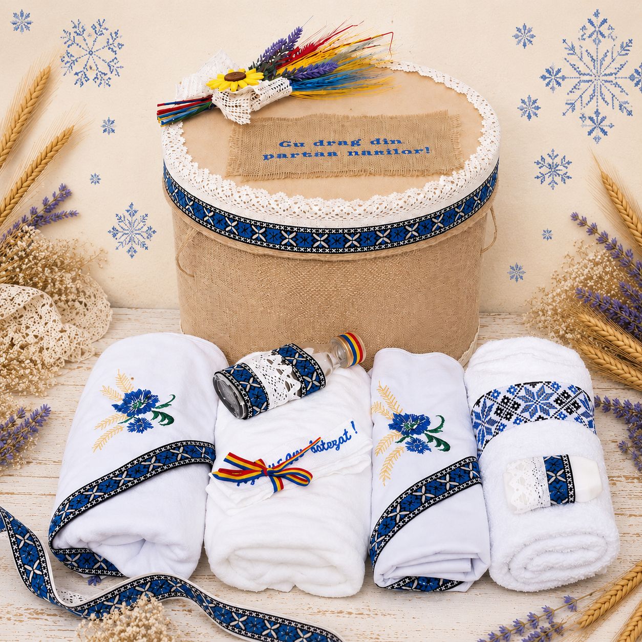 Trusou Botez Traditional Albastru