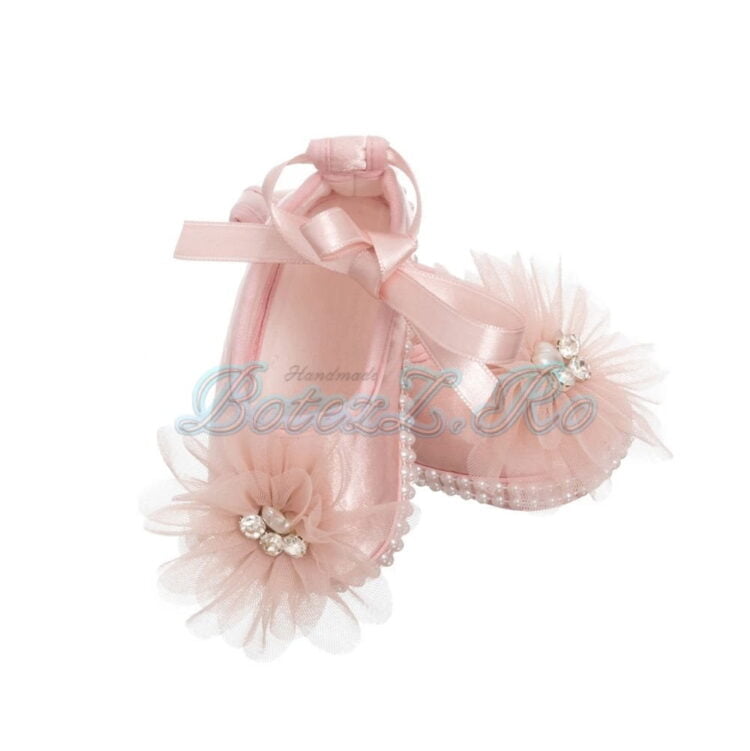 pantofi bebelusi roz prafuit