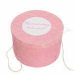 Cutie Trusou Catifea Roz Prafuit