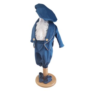 Accesorii incluse costum botez băiețel bleumarin