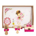 Tava Mot Personalizata Printesa cu Flori