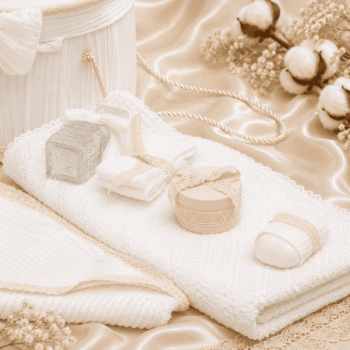 Trusou botez muselină premium - imagine 3