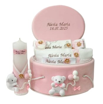 Set Botez Complet Personalizat Ursulet