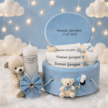 Set Trusou Personalizat Cu Lumanare